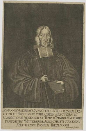 Bildnis des Johannes Andreas Qvenstedt