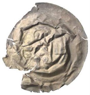 Fundmünze, Brakteat, um 1200 - 1230?