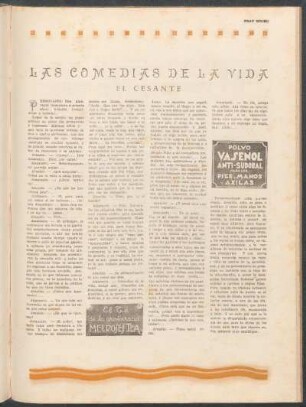 Las comedias de la vida : El cesante