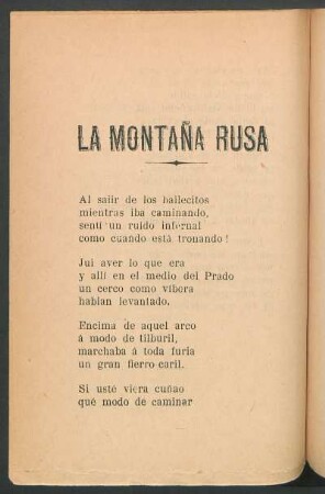 La montaña rusa