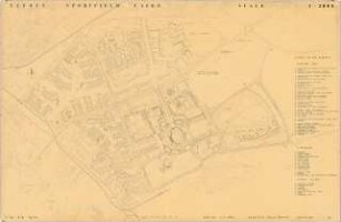 Sportfield Kairo: Layout Sportfield, 1 Lageplan 1:5000, Legende in englischer Sprache