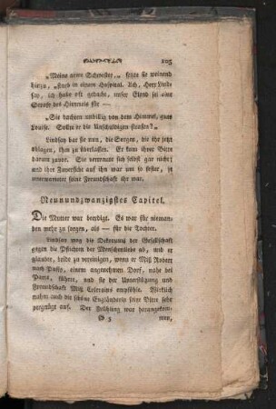 Neunundzwanzigstes Capitel
