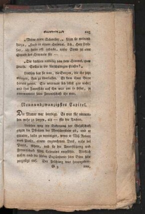 Neunundzwanzigstes Capitel
