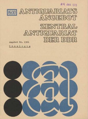 Nr. 1301: Theologie