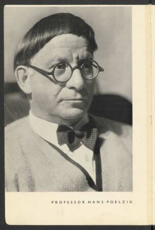 Professor Hans Poelzig