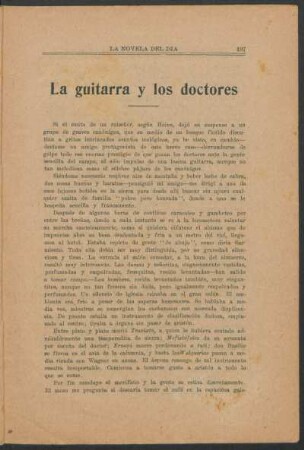 La guitarra y los doctores