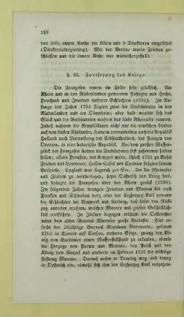 Fortsetzung des Kriegs