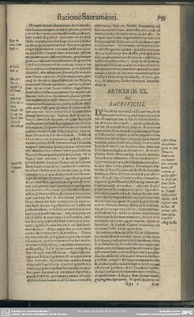 [Locus XX.] De Sacrificiis