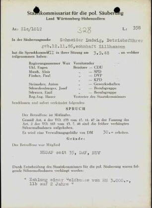 Schneider, Ludwig