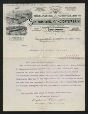 Brief an Ferruccio Busoni : 30.04.1924