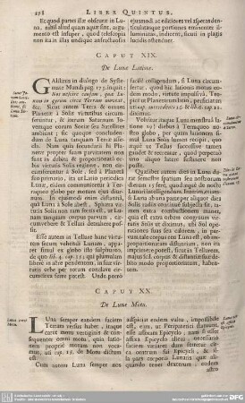 CAPUT XIX. De Lunae Latione.
