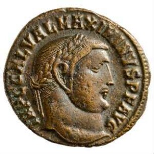 Münze, Follis, 311 - 312 n. Chr.