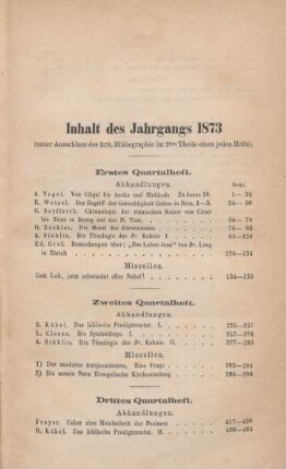 V-VI Inhaltsverzeichnis