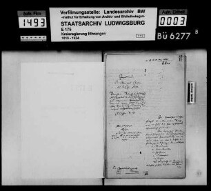 Verwendung des Vermögens der aufgelösten Zünfte, OA Aalen