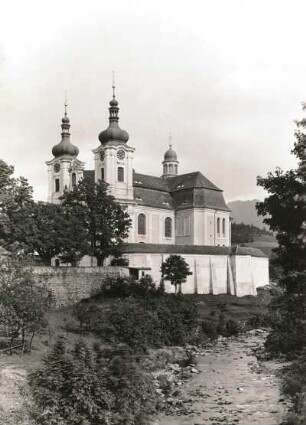 Haindorf (heute Hejnice / Tschechien). Wallfahrtskirche Maria Heimsuchung