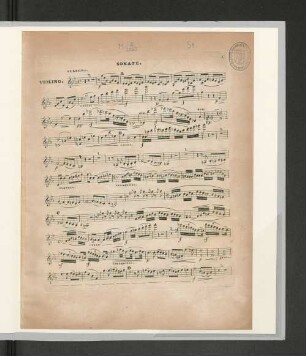 Sonate. [Violino.]