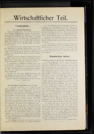 Vorderasien.