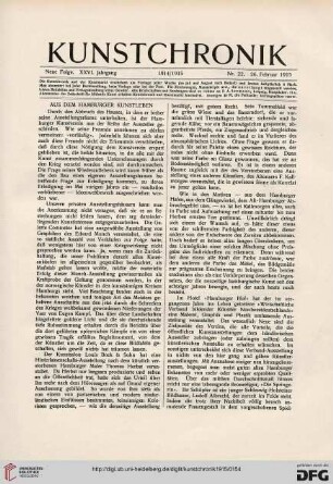 Heft 22 (26. Februar 1915)