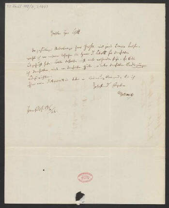 Brief an B. Schott's Söhne : 23.04.1844