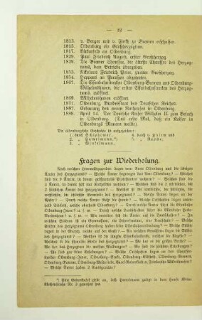 Fragen zur Wiederholung