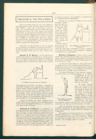 Crónica de teatro