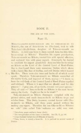 Book II. The Age of Gods. Part II.
