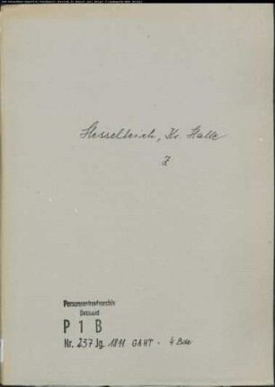 Zivilstandsregister der Gemeinde Hesselteich, Kreis Halle (GAHT 1811) (Gemeinde: Gemeinde Hesselteich)