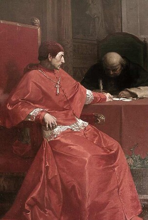 Luther im Disput mit dem Kardinal Cajetan