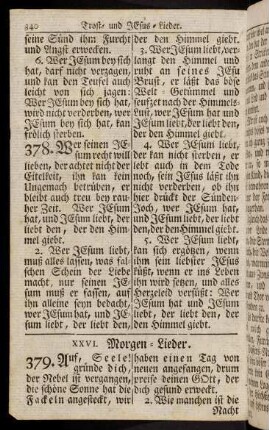 340-374, XXVI. Morgen-Lieder.