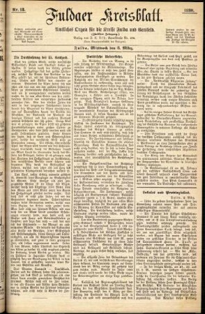 Ausgabe vom Mittwoch, den 03. März 1880.