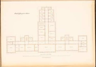 Landgericht und Gefängnis, Posen: Gefängnis: Grundriss 2.OG