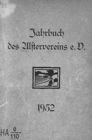 31.1952: Jahrbuch des Alstervereins e. V