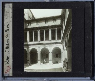 Rom, S. Maria della Pace,Rom, S. Maria della Pace, Kreuzgang/Hof