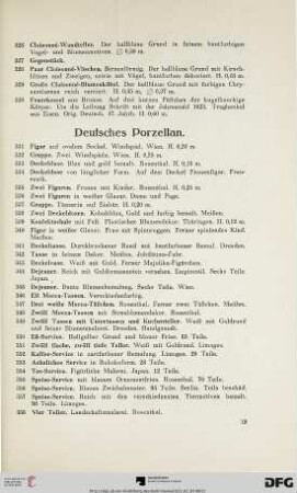 Deutsches Porzellan (Nr. 331-443)