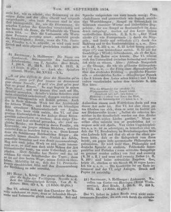 Zehner, H. G.: Der gespenstische Schwede, oder die Opfer der Verjüngung. Hanau: König 1833