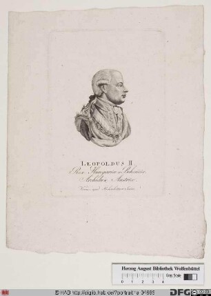 Bildnis Leopold II., römisch-deutscher Kaiser (reg. 1790-92)