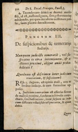 322-327, Punctum III. De suspicionibus & temerarijs Iudieijs.