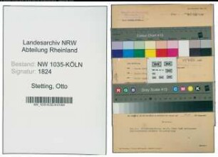 Entnazifizierung Otto Stetting , geb. 21.10.1909 (Buchhalter)