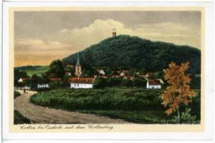 Collm. Blick auf Collm und den Collmberg