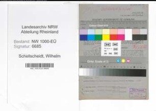 Entnazifizierung Wilhelm Schellscheidt, geb. 06.05.1888 (Verw.Rat)
