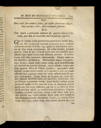 543-546, XLI - XLII; Corollarium; Praeses Resondenti ...
