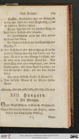 XIII. Hungarn