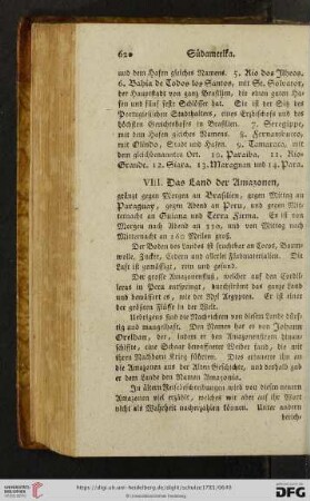 VIII.Das Land der Amazonen