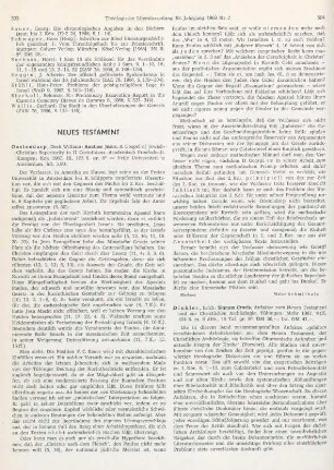 503-504 [Rezension] Oostendorp, Derk William, Another Jesus