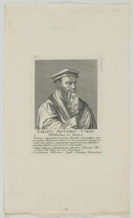 Bildnis des Caelius Secundus Curio