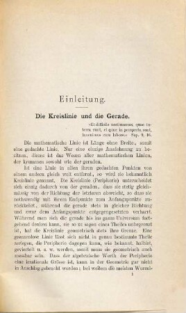 Quadratura circuli demonstrata : Von F. Girhu. Nebst 8 lithographischen Tafeln