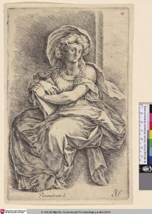 [Sibylle (?) oder Miriam, die Schwester des Mose (?); Sibyl (?) or Miriam, the Sister of Moses (?)]