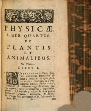 Joannis Clerici Opera Philosophica : In Quatuor Volumina Digesta, 4. Physica, Sive De Rebus Corporeis Libri II. Posteriores