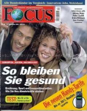 Nachrichtenmagazin "Focus" (Zeitungskiosk 1998)