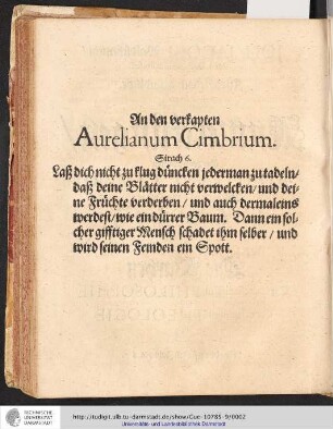 Text der Streitschrift